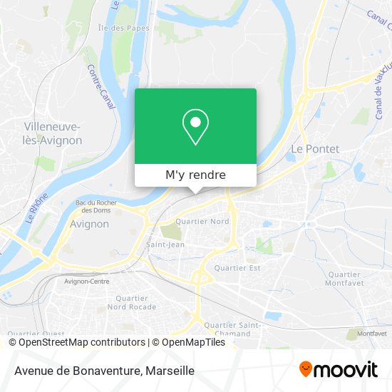 Avenue de Bonaventure plan