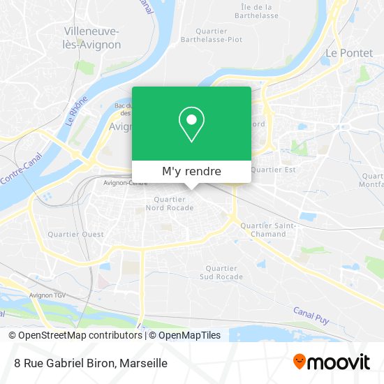 8 Rue Gabriel Biron plan