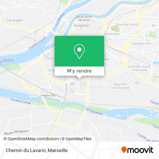 Chemin du Lavarin plan