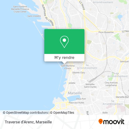 Traverse d'Arenc plan
