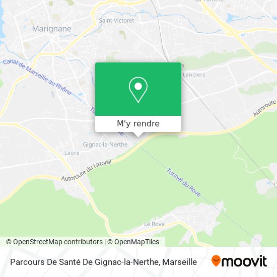 Parcours De Santé De Gignac-la-Nerthe plan