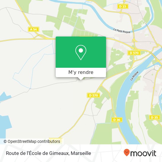 Route de l'École de Gimeaux plan