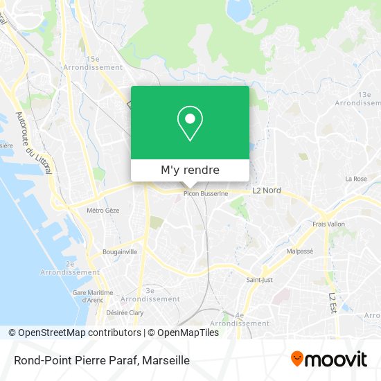 Rond-Point Pierre Paraf plan