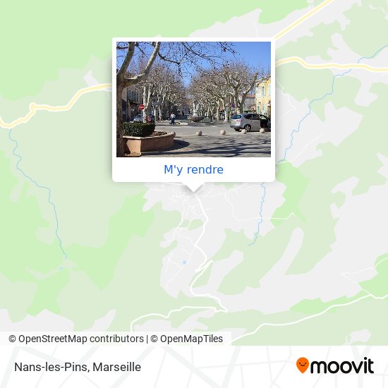 Nans-les-Pins plan