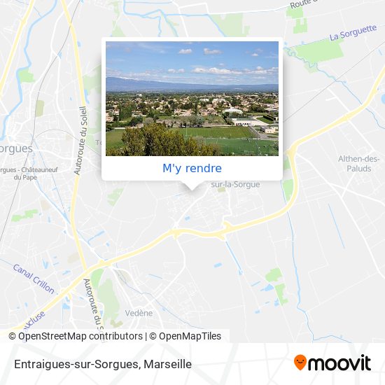 Entraigues-sur-Sorgues plan