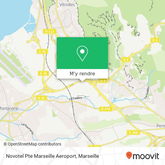 Novotel Pte Marseille Aeroport plan