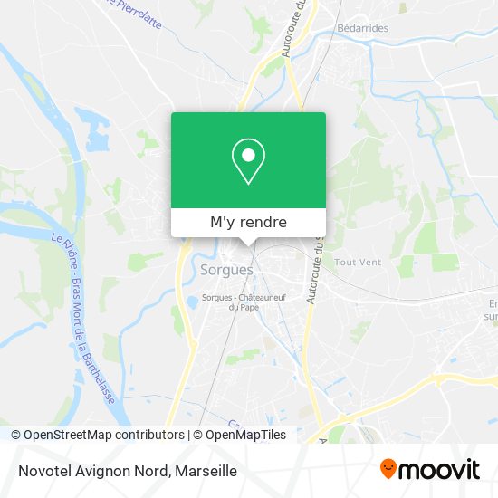 Novotel Avignon Nord plan
