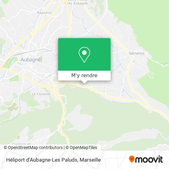 Héliport d'Aubagne-Les Paluds plan