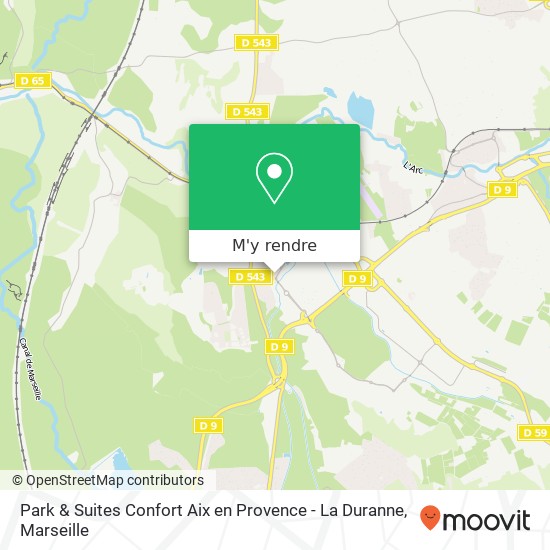 Park & Suites Confort Aix en Provence - La Duranne plan