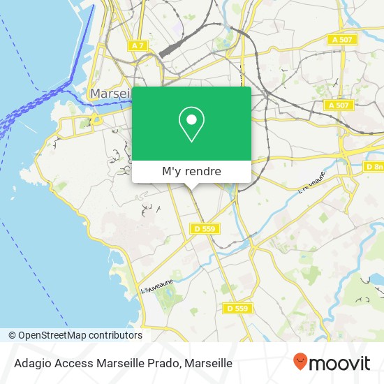 Adagio Access Marseille Prado plan