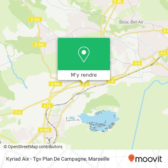 Kyriad Aix - Tgv Plan De Campagne plan