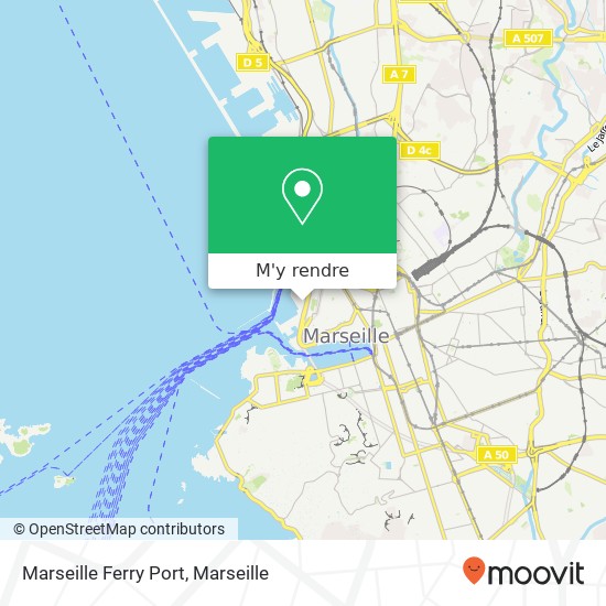 Marseille Ferry Port plan