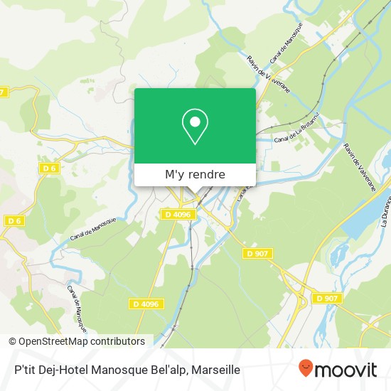 P'tit Dej-Hotel Manosque Bel'alp plan