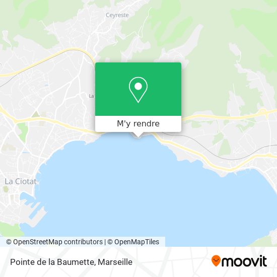 Pointe de la Baumette plan