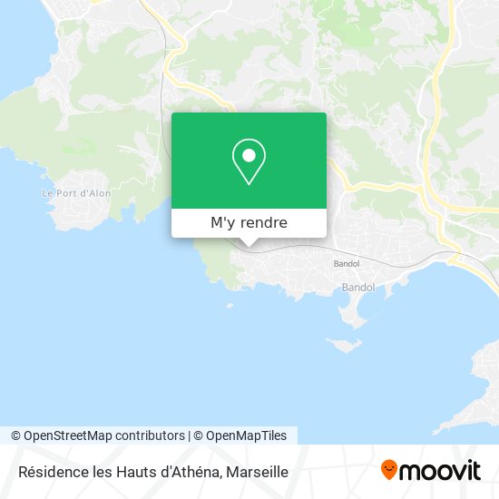 Résidence les Hauts d'Athéna plan