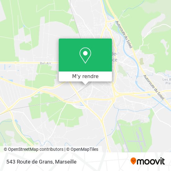 543 Route de Grans plan