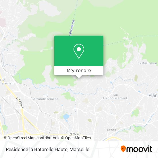 Résidence la Batarelle Haute plan