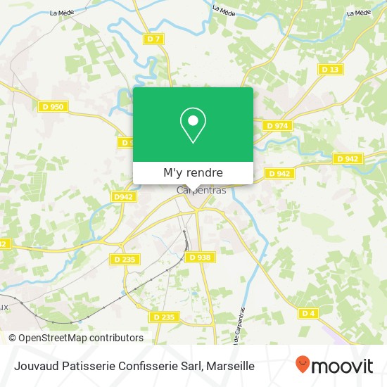 Jouvaud Patisserie Confisserie Sarl plan