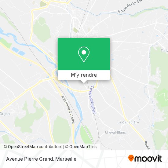 Avenue Pierre Grand plan