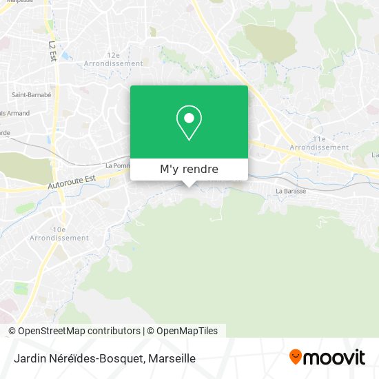 Jardin Néréïdes-Bosquet plan