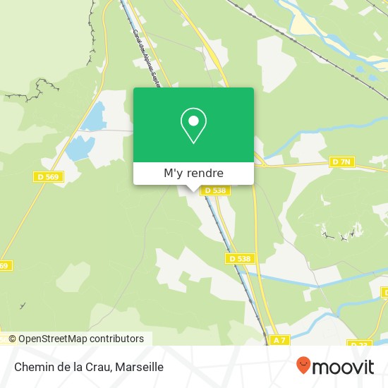 Chemin de la Crau plan