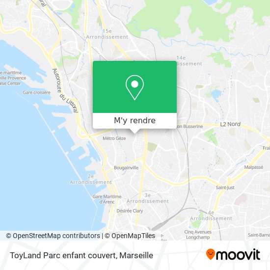 ToyLand Parc enfant couvert plan