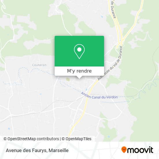 Avenue des Faurys plan