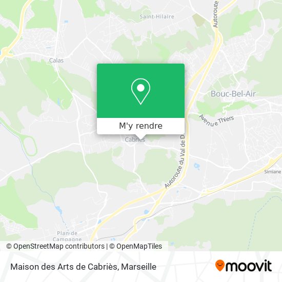 Maison des Arts de Cabriès plan