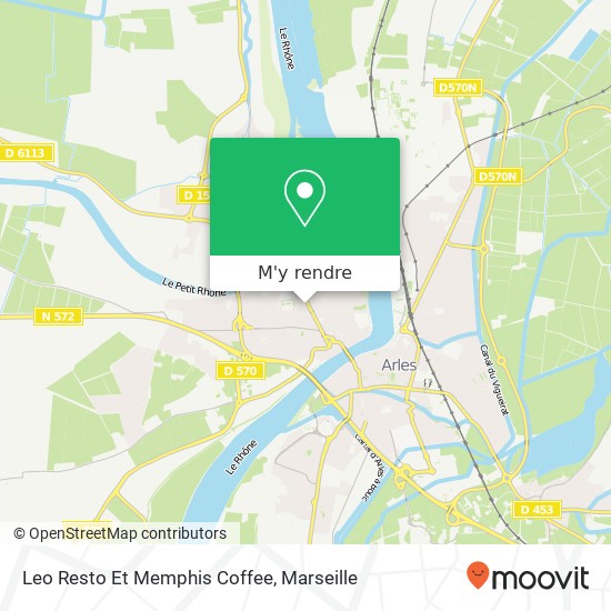 Leo Resto Et Memphis Coffee, Rue Françoise de Grignan 13200 Arles plan