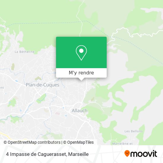 4 Impasse de Caguerasset plan