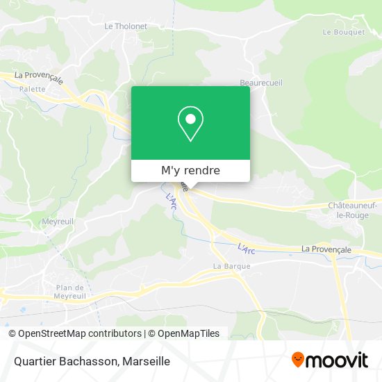 Quartier Bachasson plan