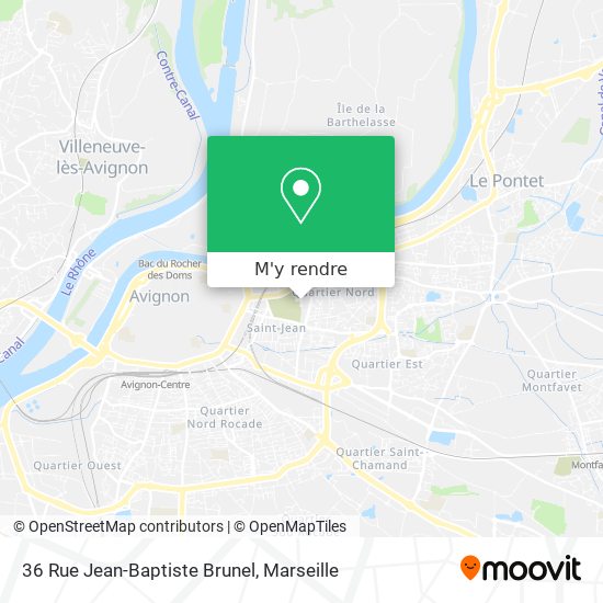 36 Rue Jean-Baptiste Brunel plan