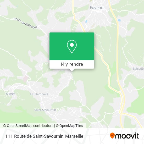 111 Route de Saint-Savournin plan