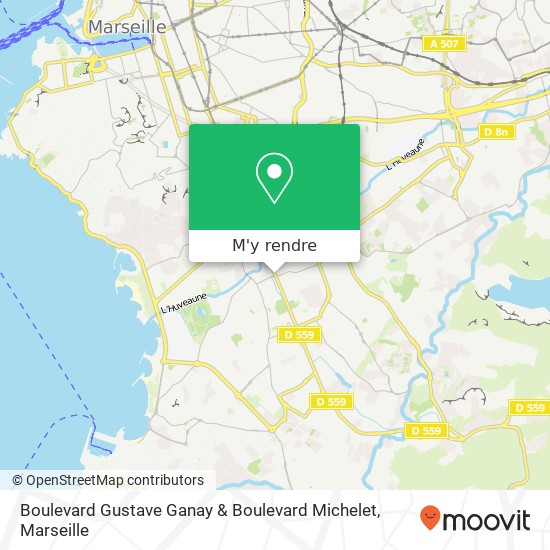 Boulevard Gustave Ganay & Boulevard Michelet plan