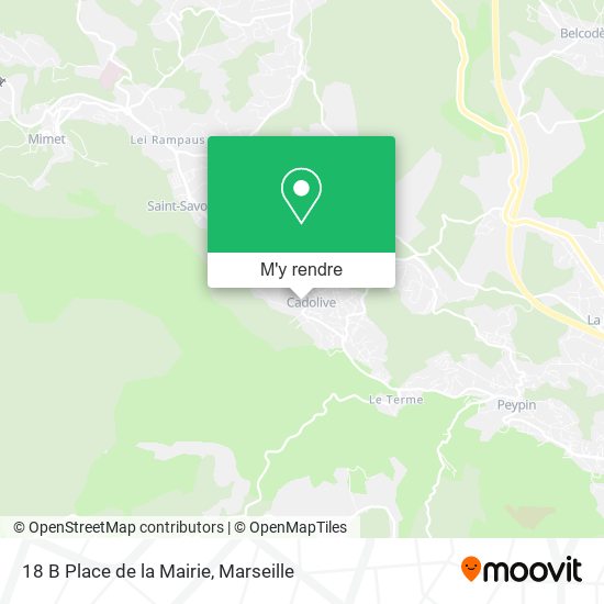 18 B Place de la Mairie plan