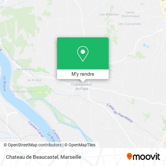 Chateau de Beaucastel plan