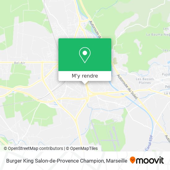 Burger King Salon-de-Provence Champion plan