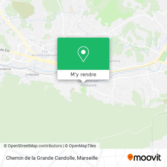 Chemin de la Grande Candolle plan
