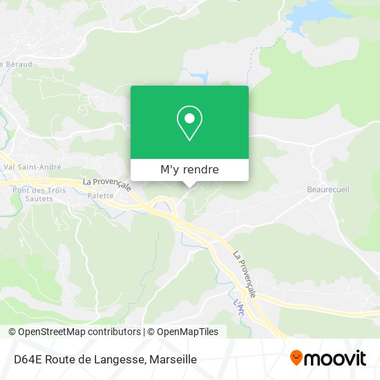 D64E Route de Langesse plan