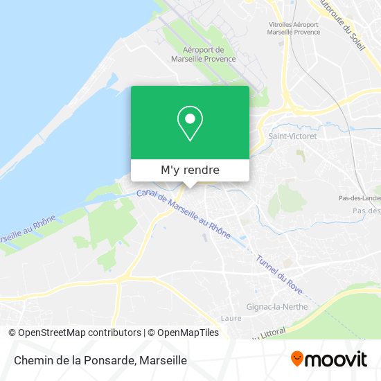 Chemin de la Ponsarde plan