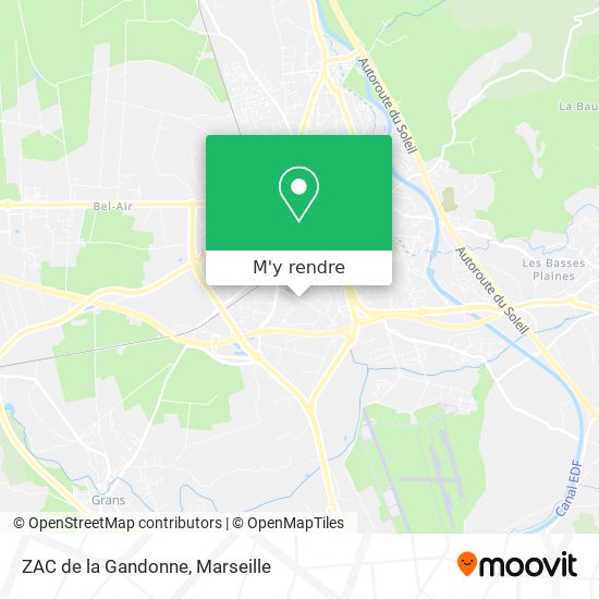 ZAC de la Gandonne plan