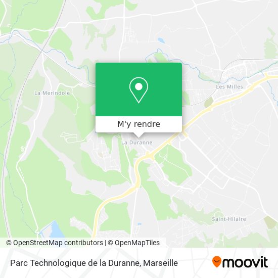 Parc Technologique de la Duranne plan