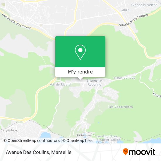 Avenue Des Coulins plan