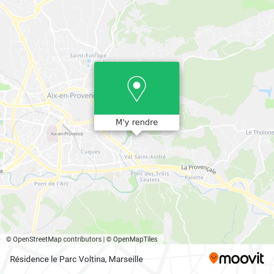 Résidence le Parc Voltina plan
