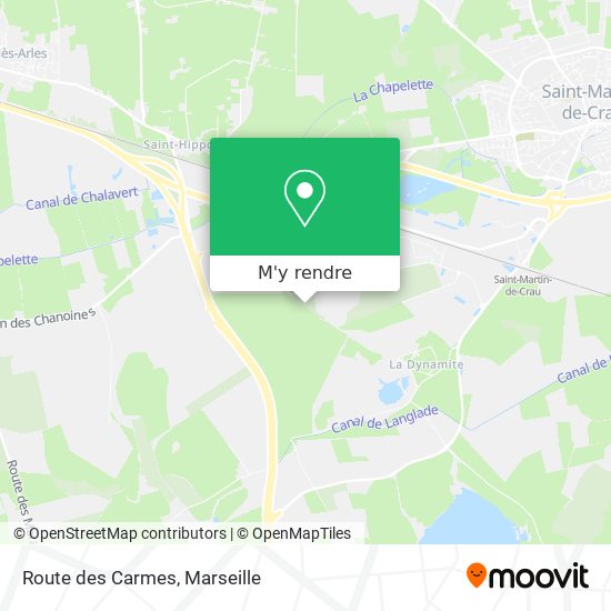 Route des Carmes plan