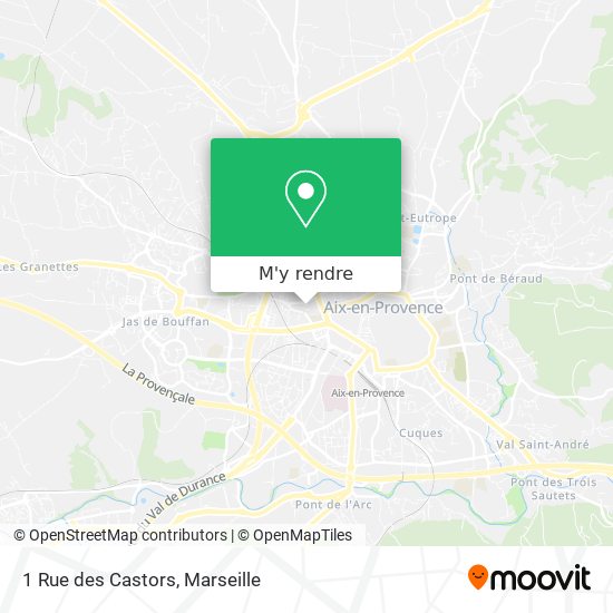 1 Rue des Castors plan