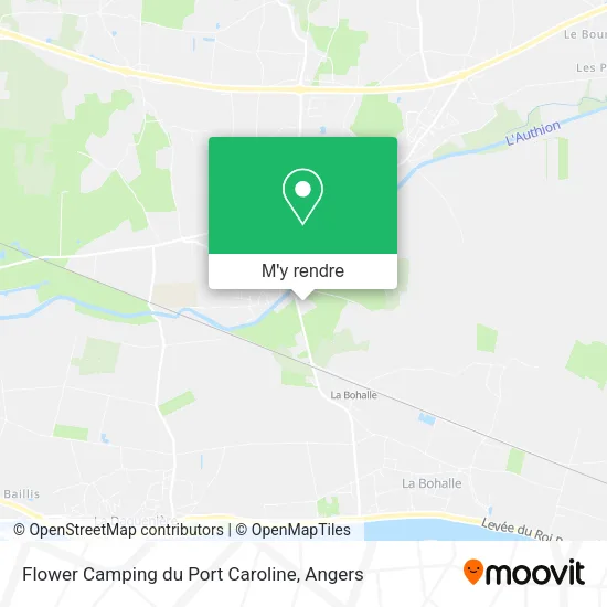 Flower Camping du Port Caroline plan