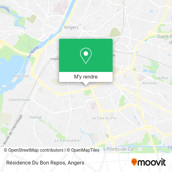 Résidence Du Bon Repos plan