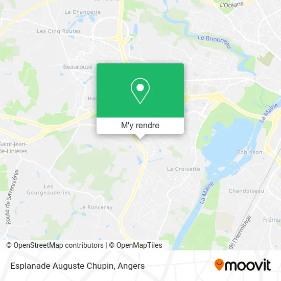 Esplanade Auguste Chupin plan