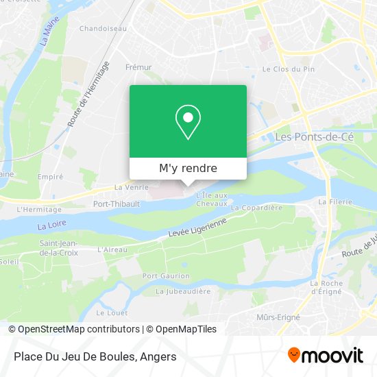 Place Du Jeu De Boules plan
